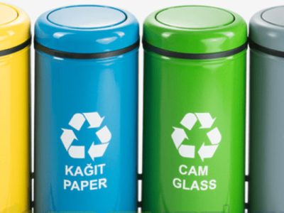 Otel Sıfır Atık Geri Dönüşüm Kutuları